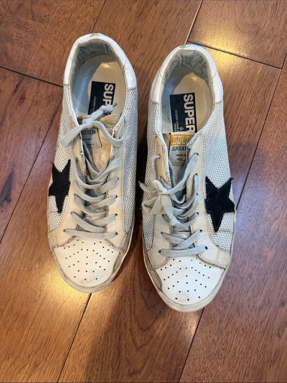 Authentic Golden Goose superstars